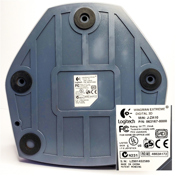 Logitech WingMan Extreme Digital 3D Joystick J-ZA10 Precision Gamepad PC Bundle - Picture 11 of 14